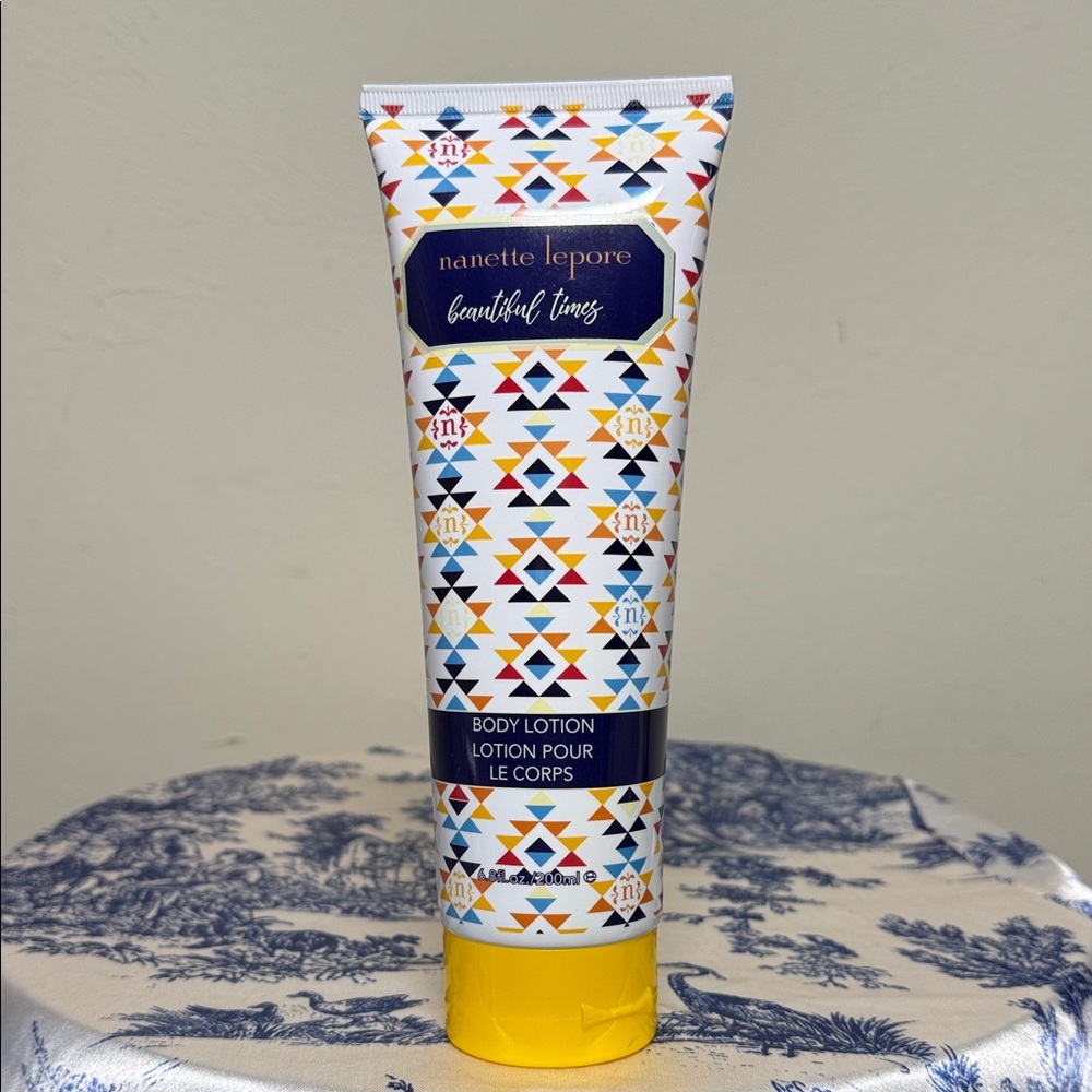 Nanette Lepore Body Lotion with Colorful Geometric Pattern